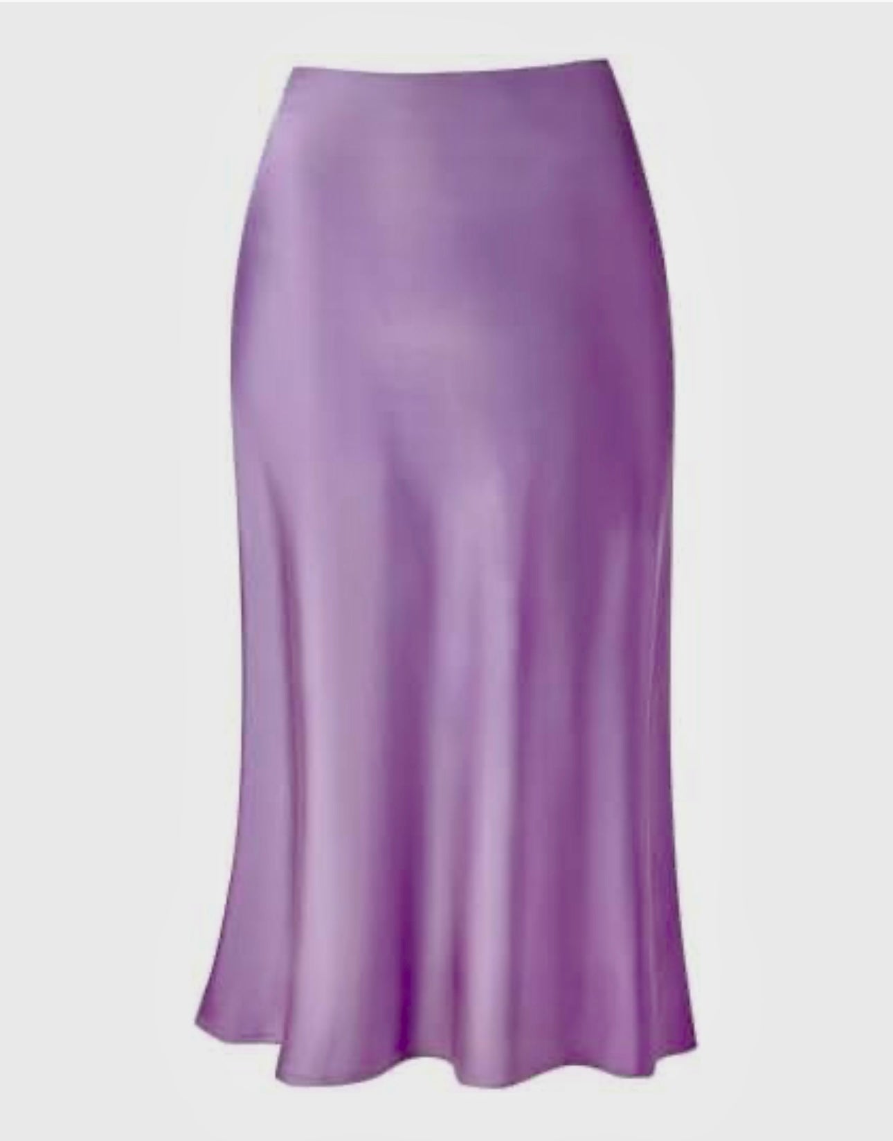 A Line Satin Skirt