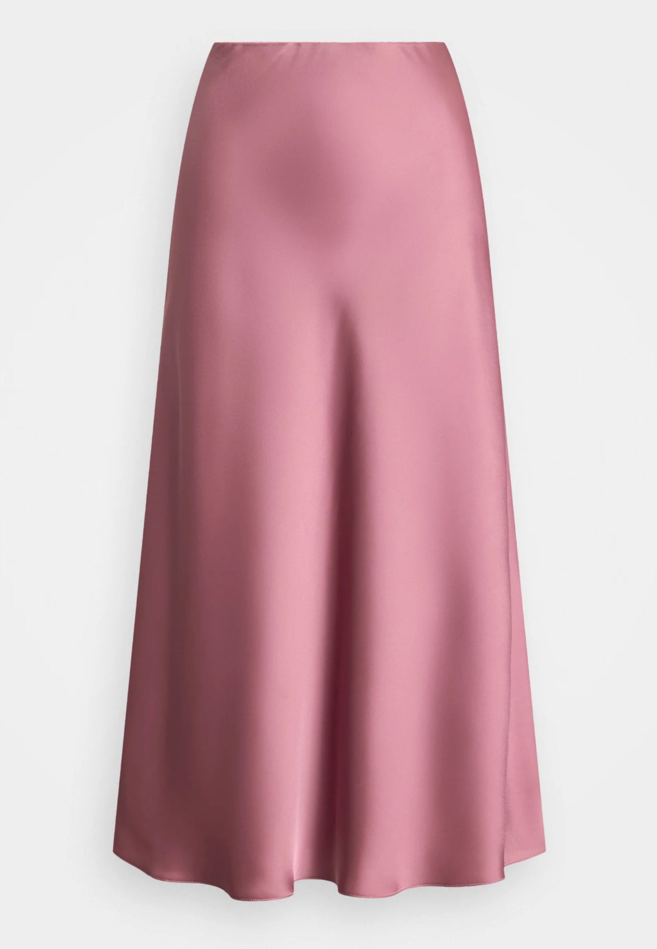 A Line Satin Skirt