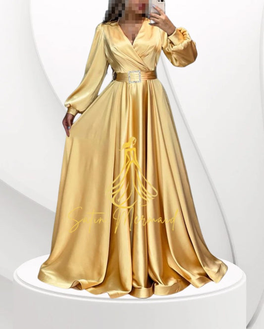 Glamorous Satin Gown